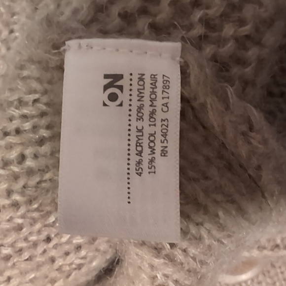 Old Navy large button cardigan tan duster - Picture 7 of 7